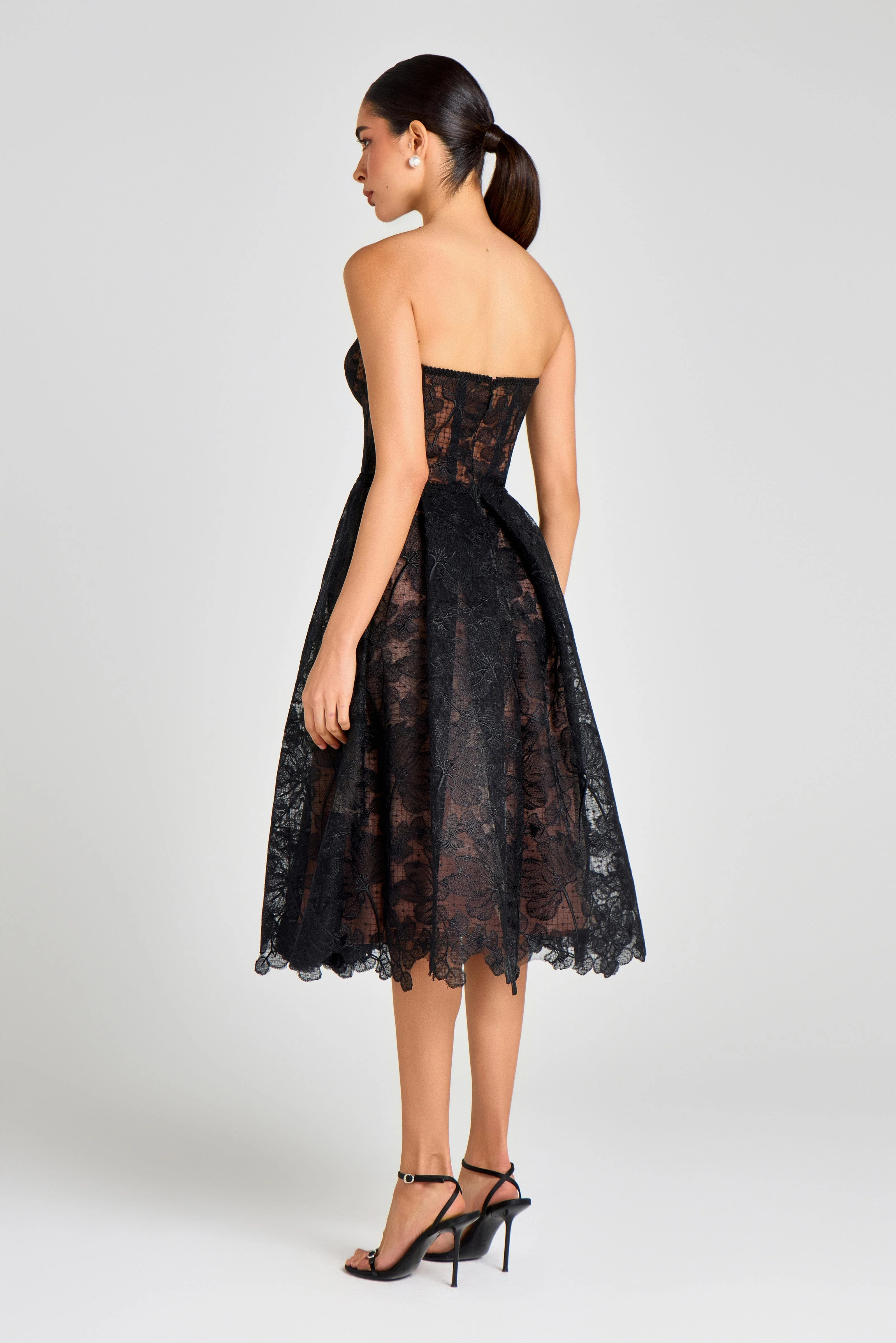 Olivia Black Dress - Image 3