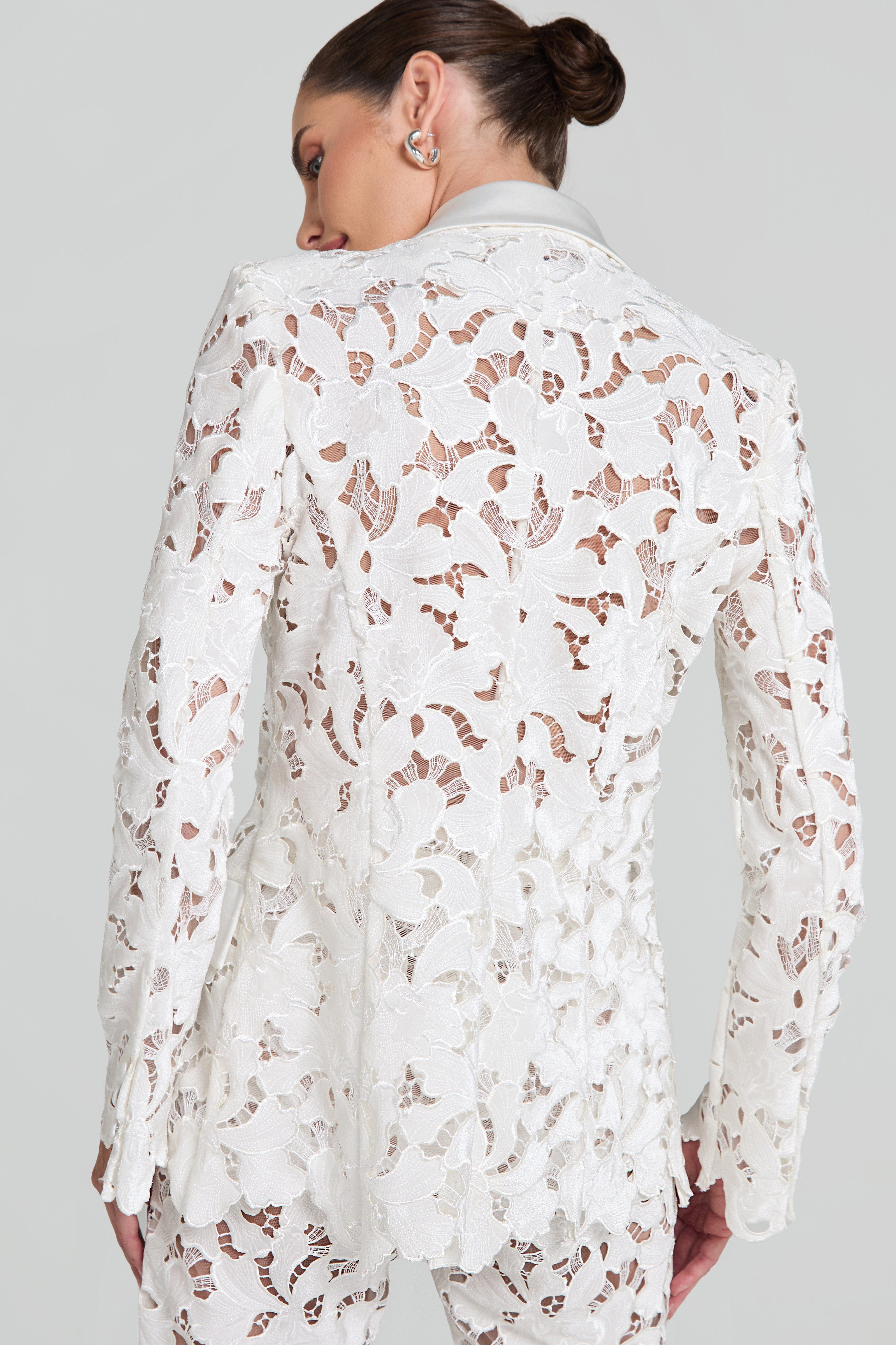 Valia White Blazer - Image 7